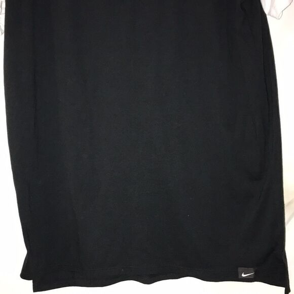 Nike Men's Basketball Shirt Tee Dri Fit Active White Short Sleeve Black Medium - Picture 2 of 6